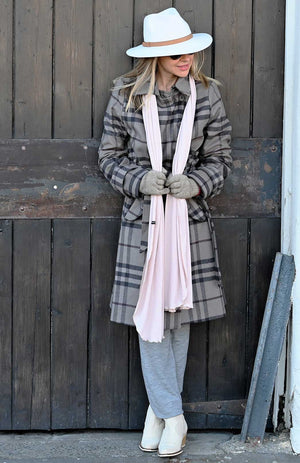 Taupe Check