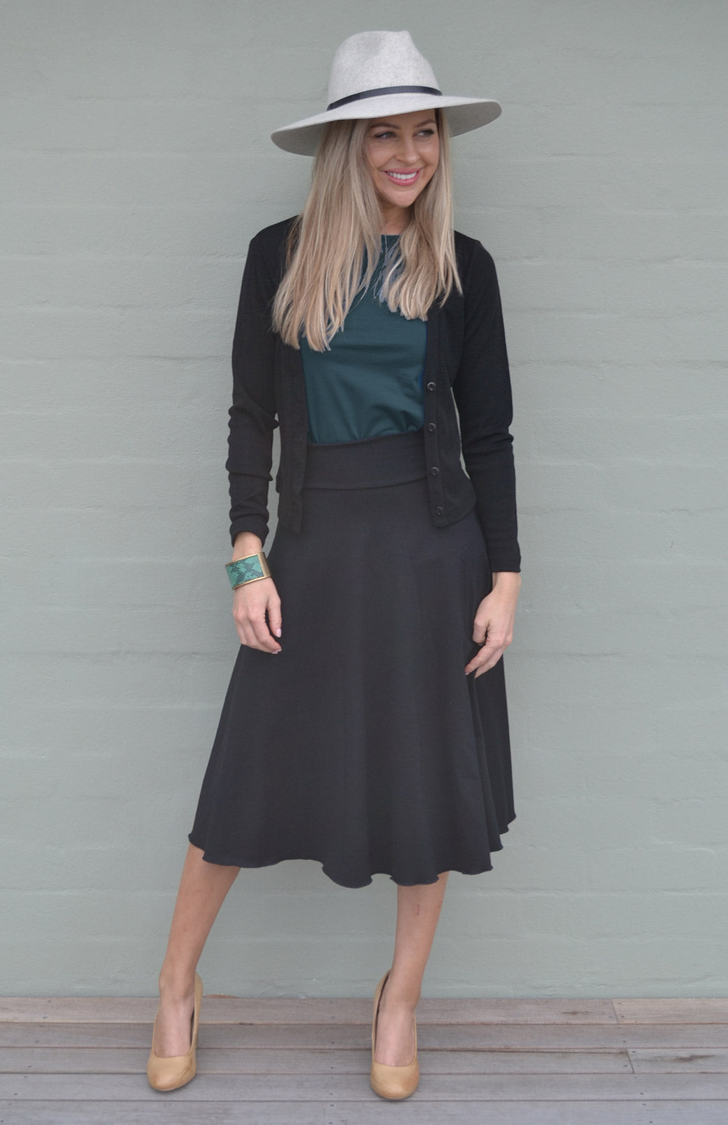 Twirl Skirt Women's Merino Wool Twirl Skirt