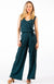 Vintage Ivory Leopard Women&#39;s Merino Wool Sleeveless Jumpsuit
