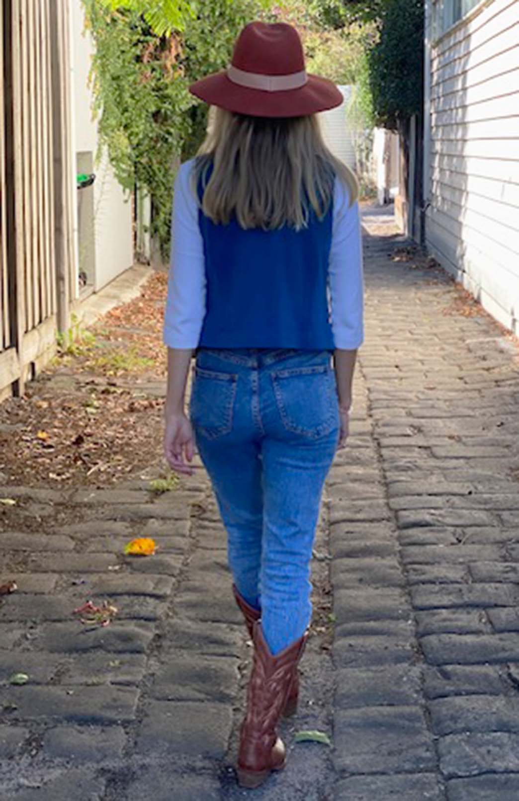 Storm Teal Women's Merino Wool Sleeveless Waistcoat Vest