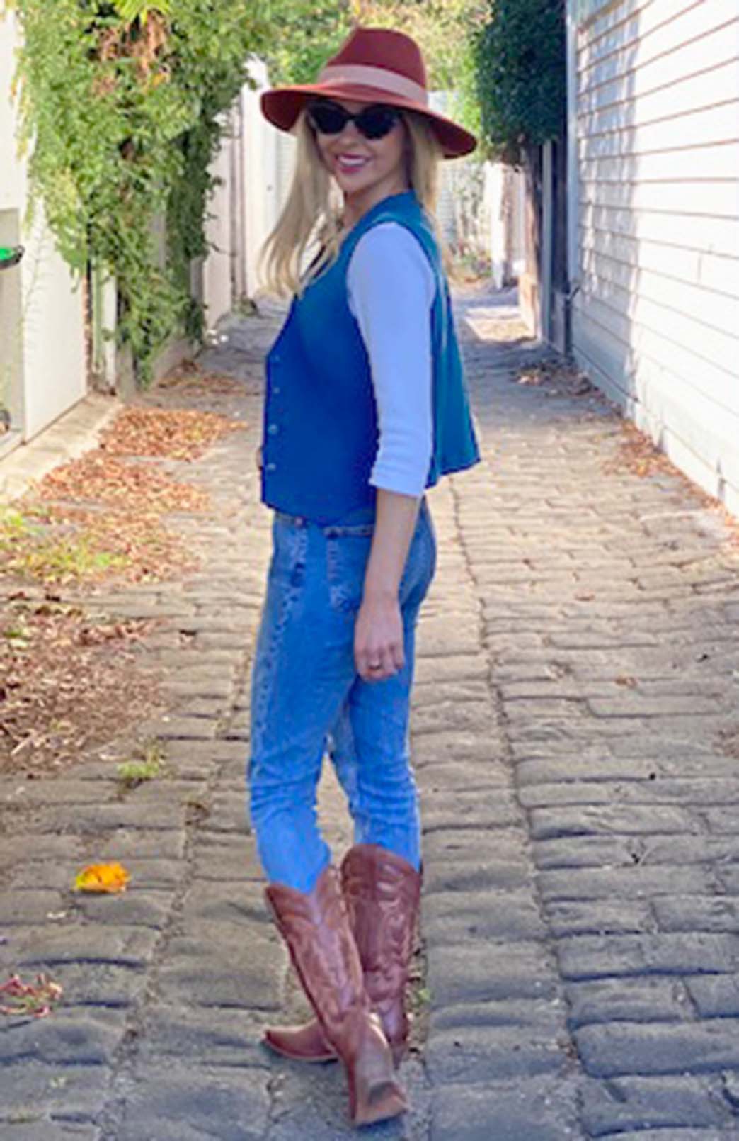 Storm Teal Women's Merino Wool Sleeveless Waistcoat Vest