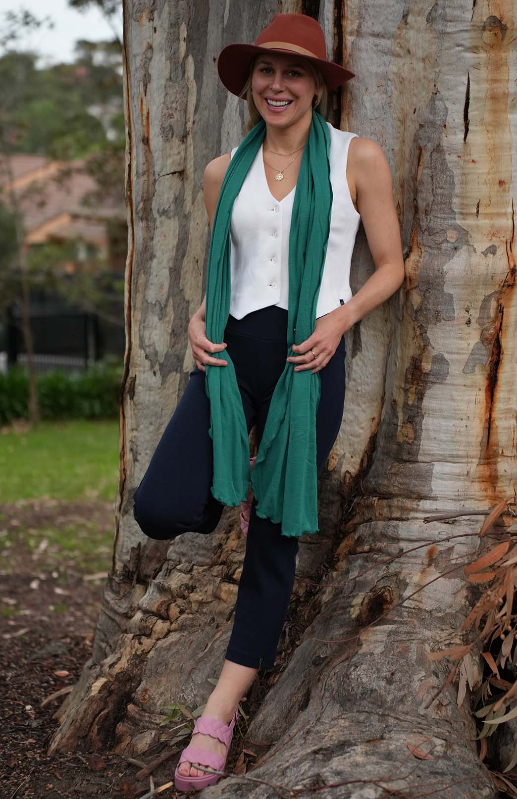 Vintage Ivory Women's Merino Wool Sleeveless Waistcoat Vest