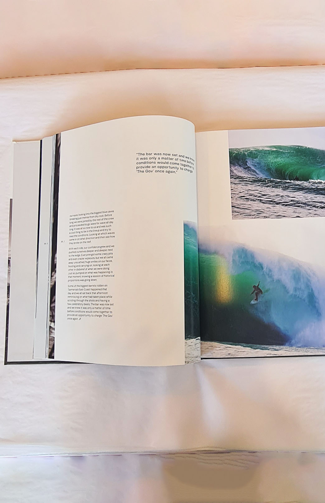 Hardcover Marti Paradisis Signed Copy Coffee Table Book Big Wave Surfing Tasmania 
