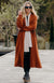 Cinnamon Women&#39;s Merino Wool Fleece Winter Coat 
