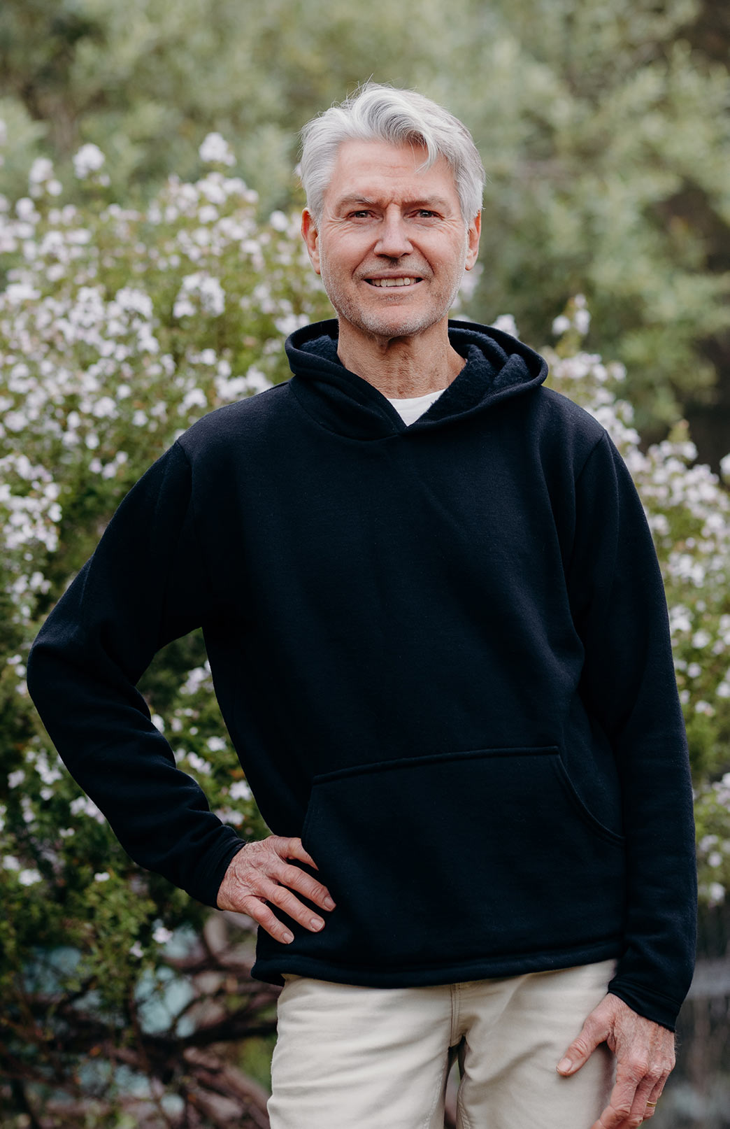 100% Wool Fleece Hoody Updated Men's Merino Wool Fleece Hoody with Front Pocket