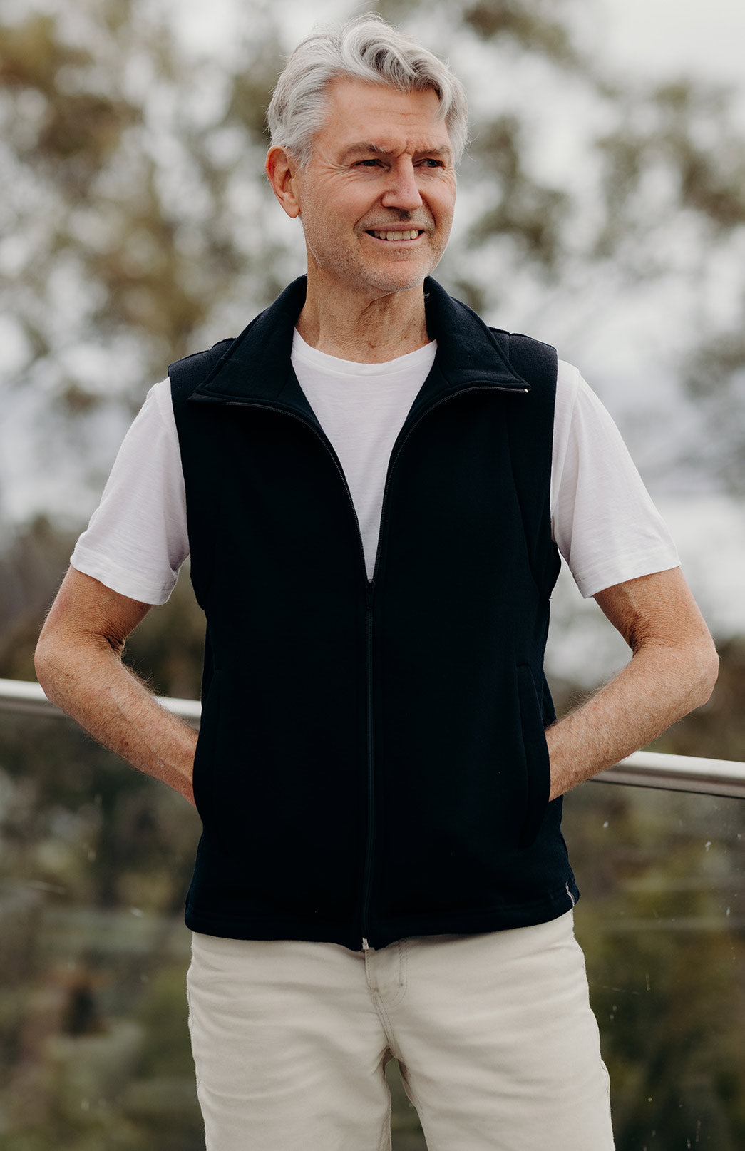 Ivory Men's Merino Wool T-Shirt