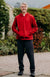 Black Men&#39;s Superfine Merino Wool 360g Pants
