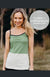 Lucky Dip Women&#39;s Merino Wool Layering and Activewear Patchwork Zero Waste Camisole Top
