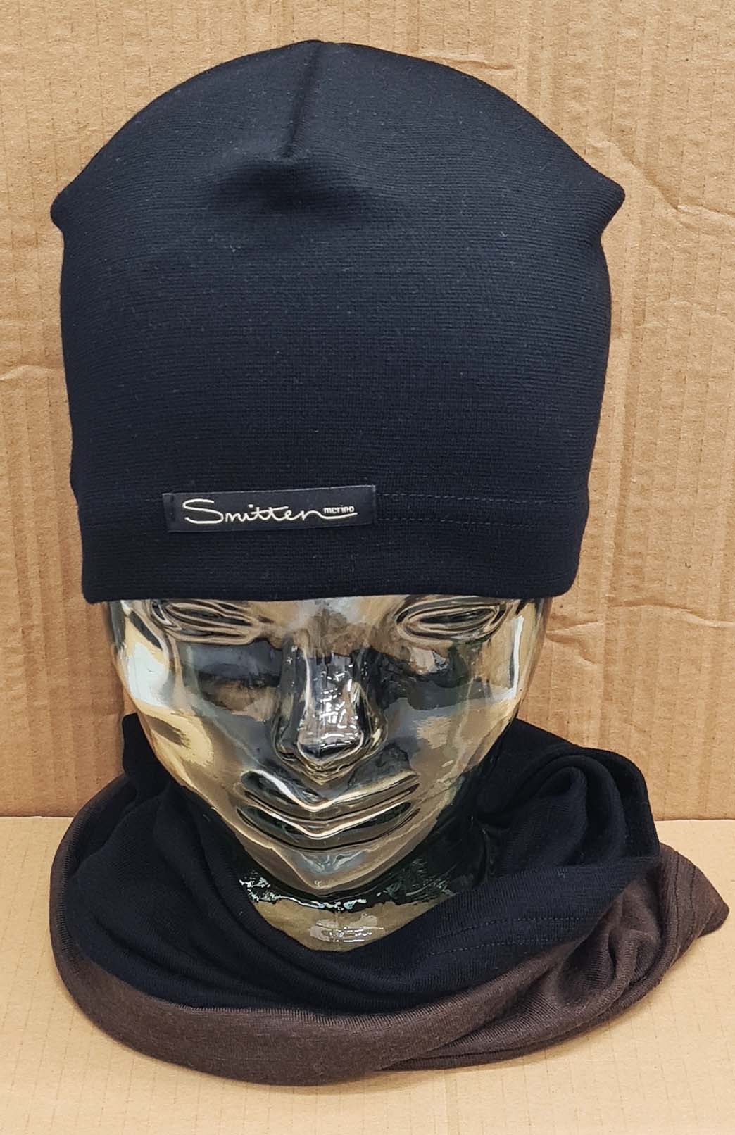 Blue & Brown Tones Unisex Merino Wool Thermal Neck Warmer Neck Gaiter