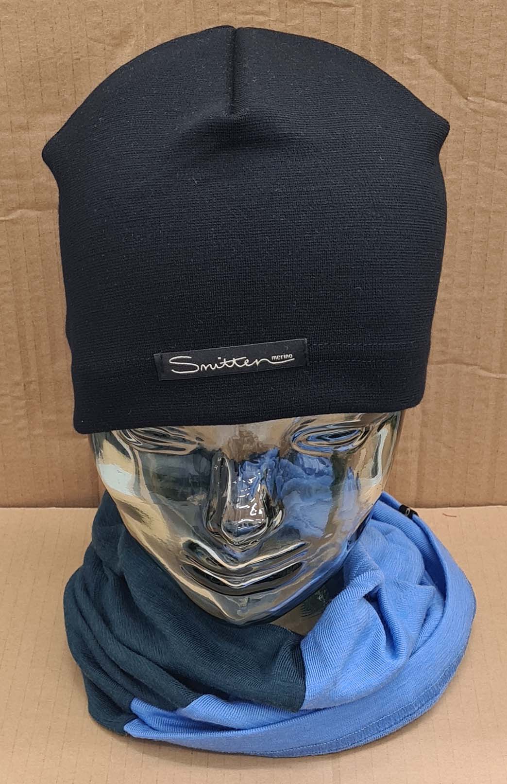 Blue & Green Tones Unisex Merino Wool Thermal Neck Warmer Neck Gaiter