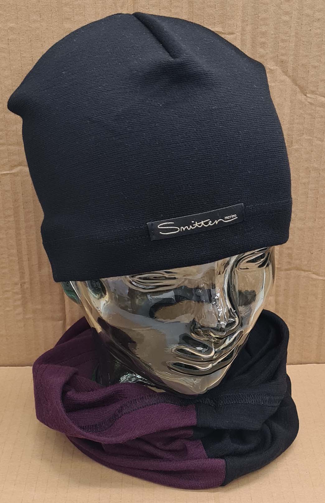 Blue & Purple Tones Unisex Merino Wool Thermal Neck Warmer Neck Gaiter