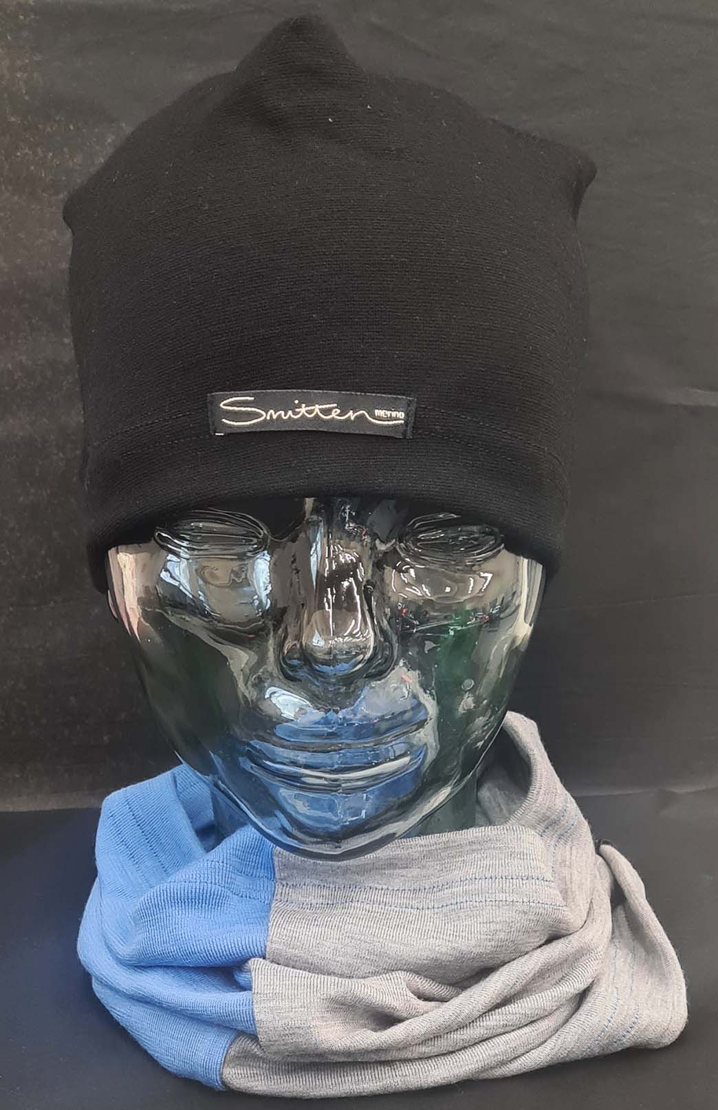 Blue & Grey Tones Unisex Merino Wool Thermal Neck Warmer Neck Gaiter