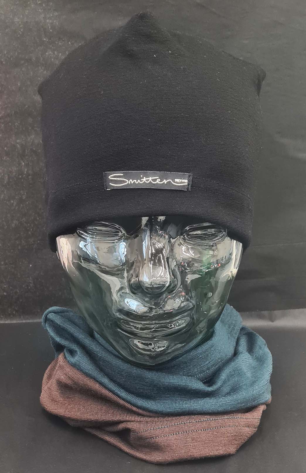 Brown & Green Tones Unisex Merino Wool Thermal Neck Warmer Neck Gaiter