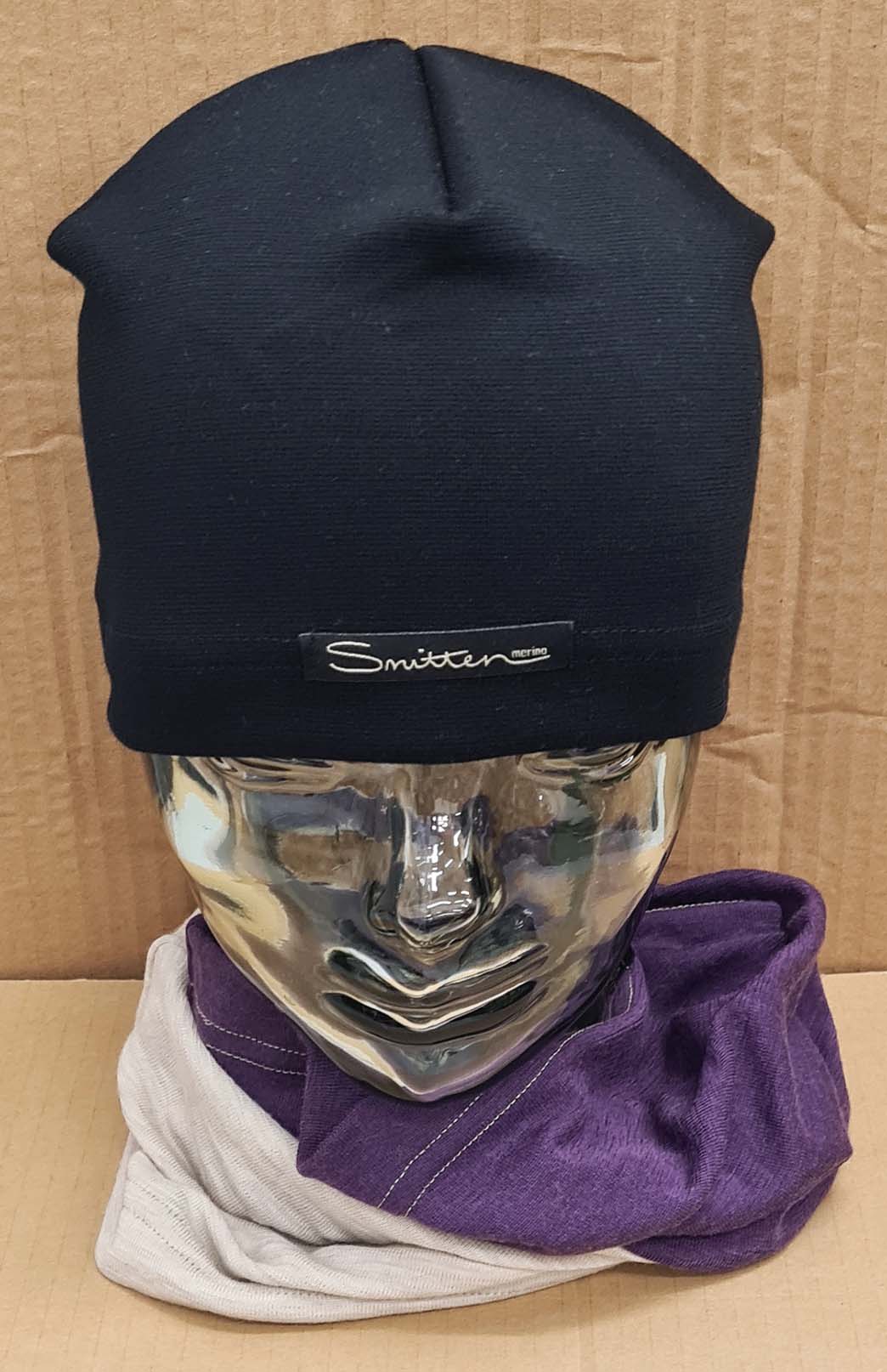 Neutral & Purple Tones Unisex Merino Wool Thermal Neck Warmer Neck Gaiter