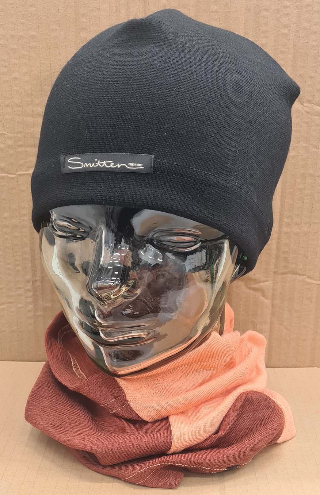 Orange & Orange Tones Unisex Merino Wool Thermal Neck Warmer Neck Gaiter