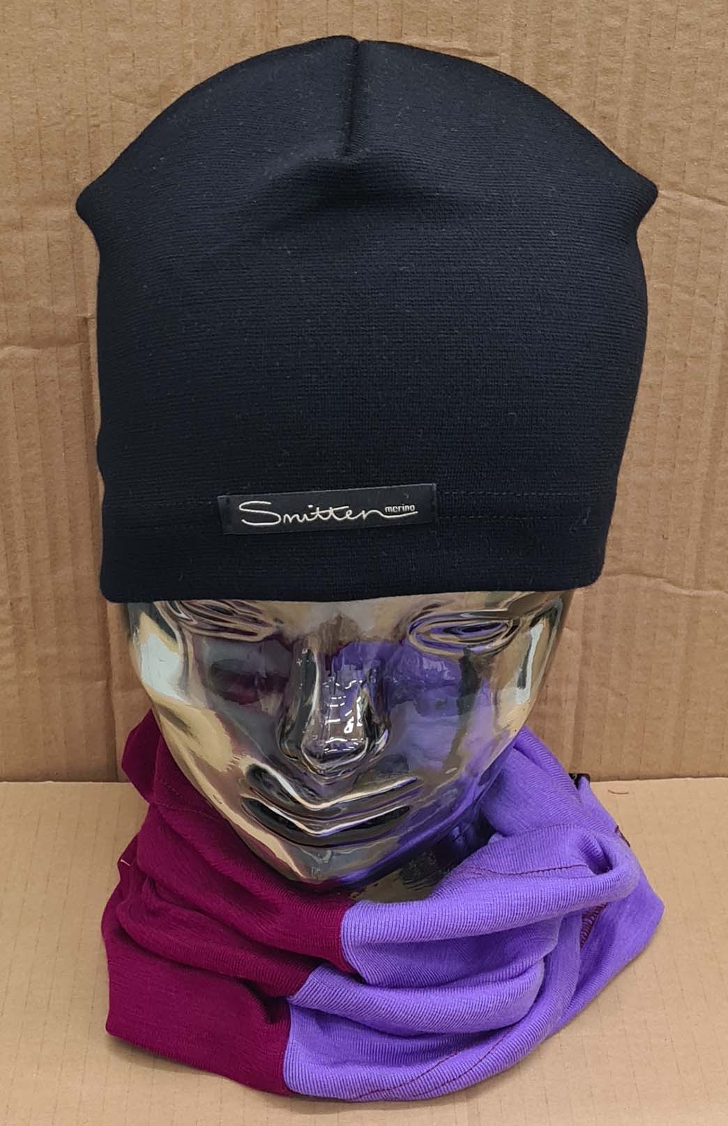 Pink & Purple Tones Unisex Merino Wool Thermal Neck Warmer Neck Gaiter