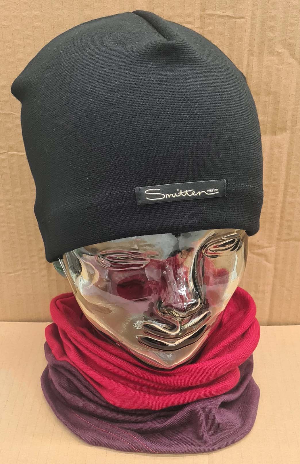 Purple & Red Tones Unisex Merino Wool Thermal Neck Warmer Neck Gaiter