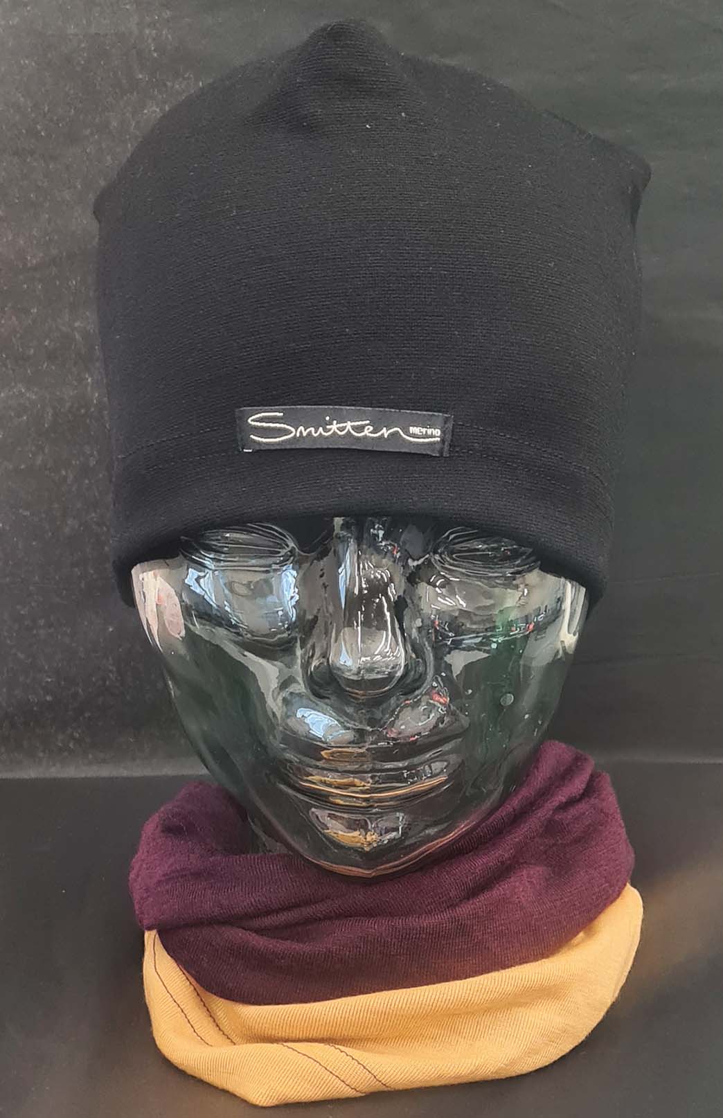 Purple & Yellow Tones Unisex Merino Wool Thermal Neck Warmer Neck Gaiter