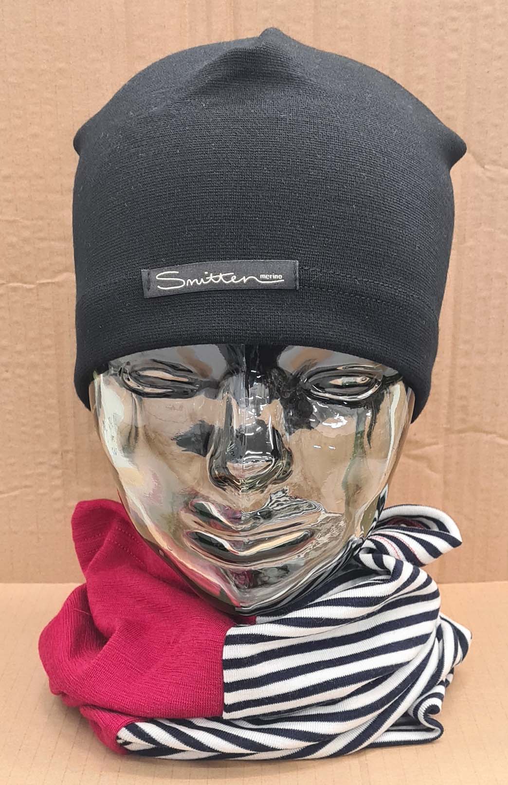 Red & Stripe Tones Unisex Merino Wool Thermal Neck Warmer Neck Gaiter