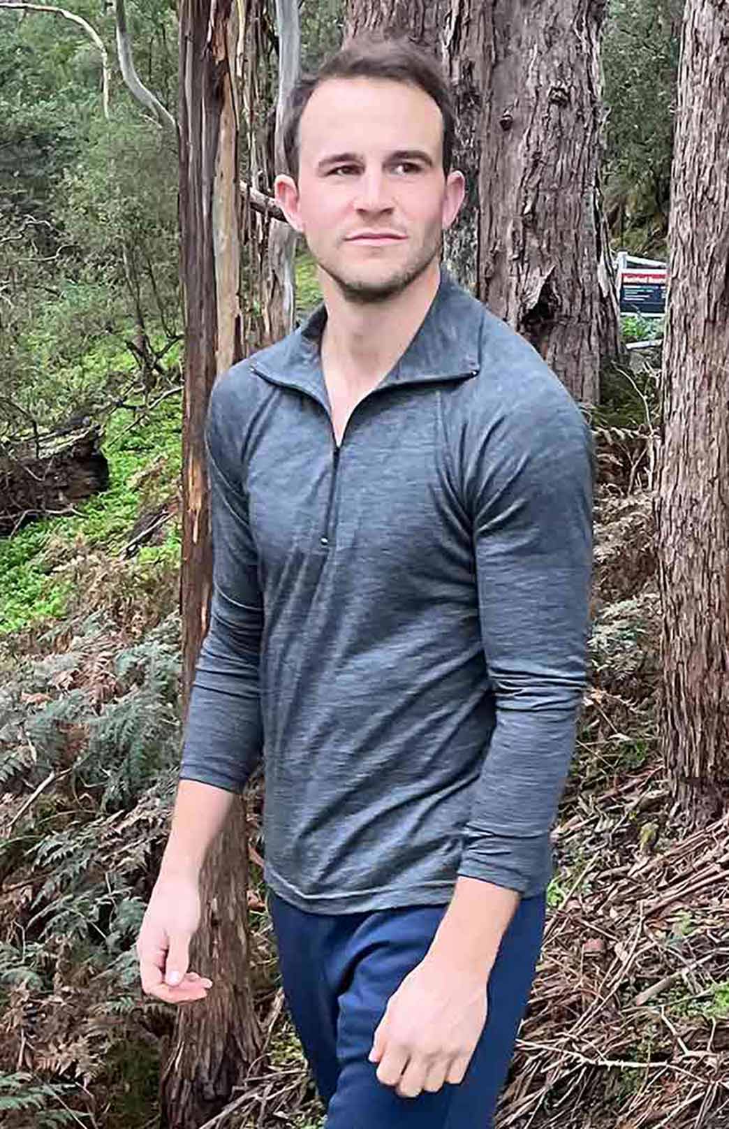 Zip Neck Top 170g Men's Merino Wool Zip Neck Top