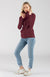 Charcoal Marl Women&#39;s Merino Wool Zip Top With Pockets
