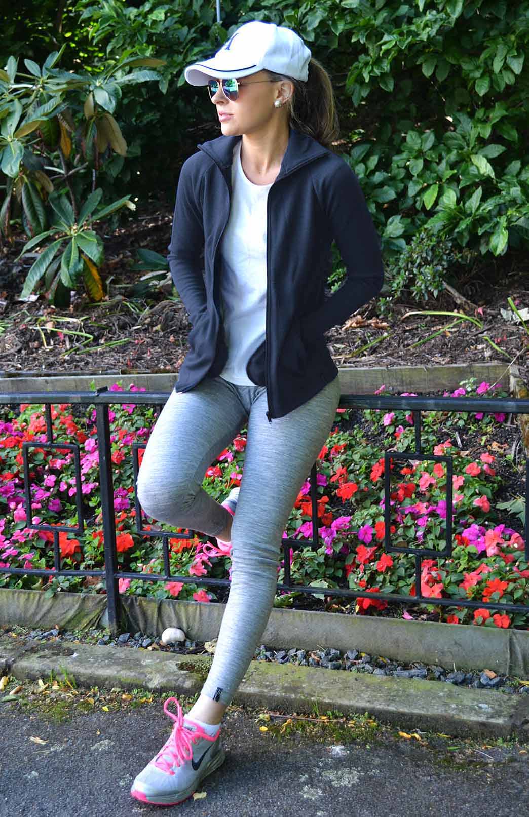 French Navy Blue Women's Merino Wool Zip Jacket in Heavyweight 360g Fabric