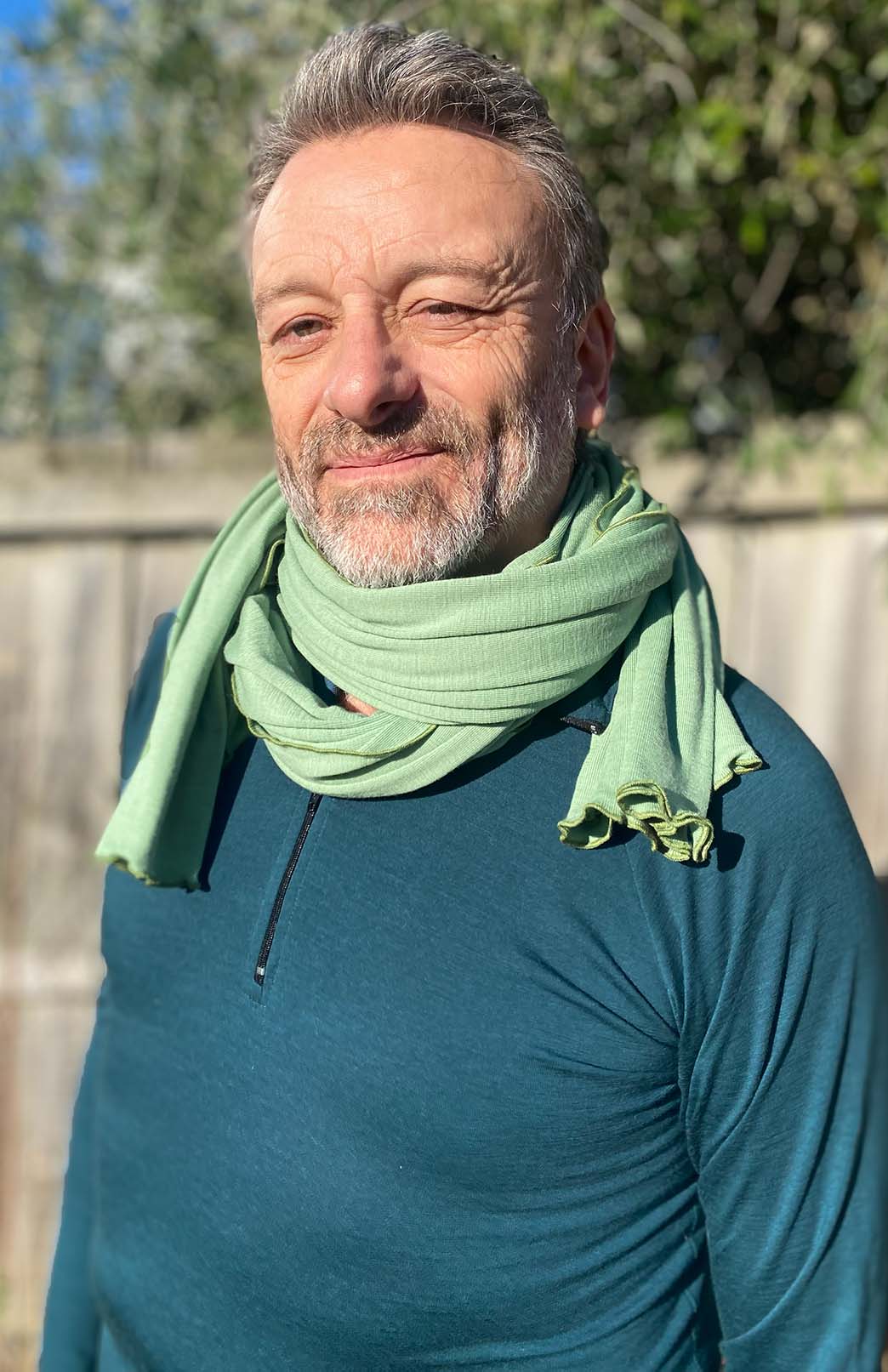 Matcha Green Women's Merino Wool Luxury Scarf