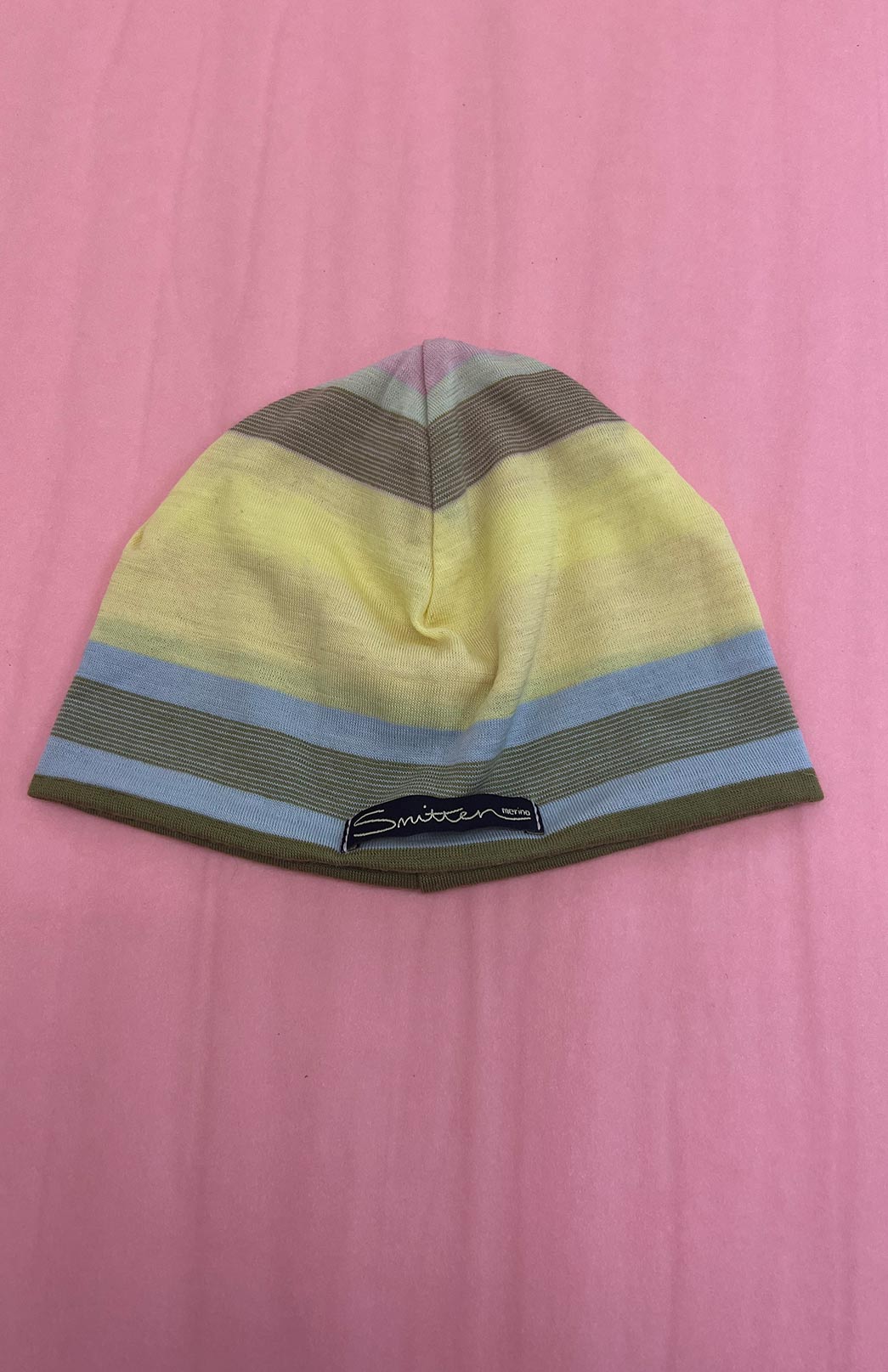 Bloom Multi Stripe Merino Wool Thermal Beanie for Babies and Children