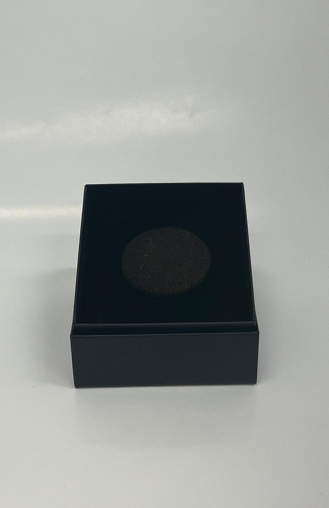 Dark Chocolate Women's Merino Wool Magnetic Button Brooch