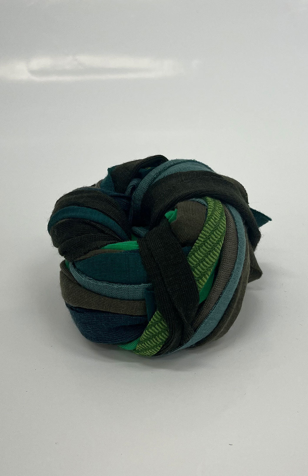 Green Tones Merino Wool Fabric Off-Cuts Craft &amp; Repair Bundle