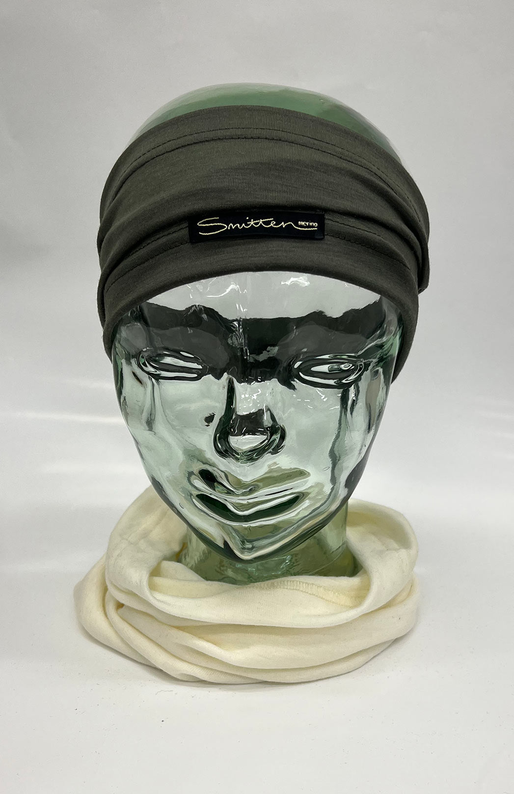 Kale Green Unisex Merino Wool Thermal Headband