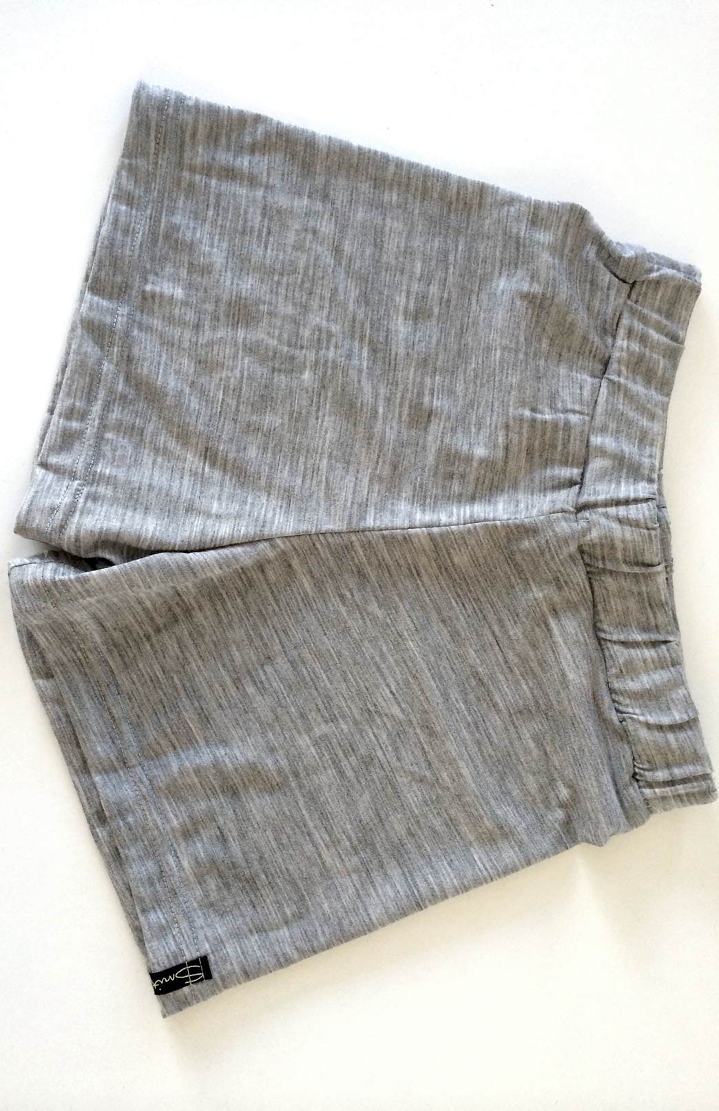 Grey Marl Men&#39;s Merino Wool Boxer Shorts
