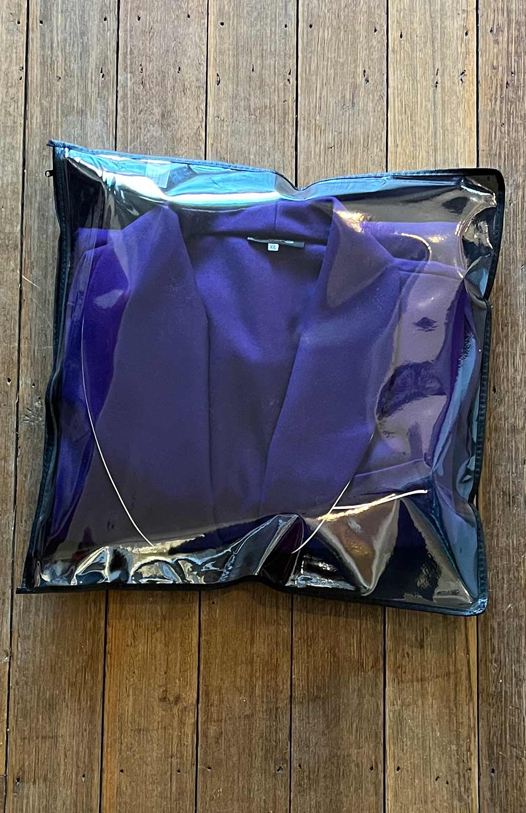 Black Protect your Merino Wool clothing with our custom Garment Bags!