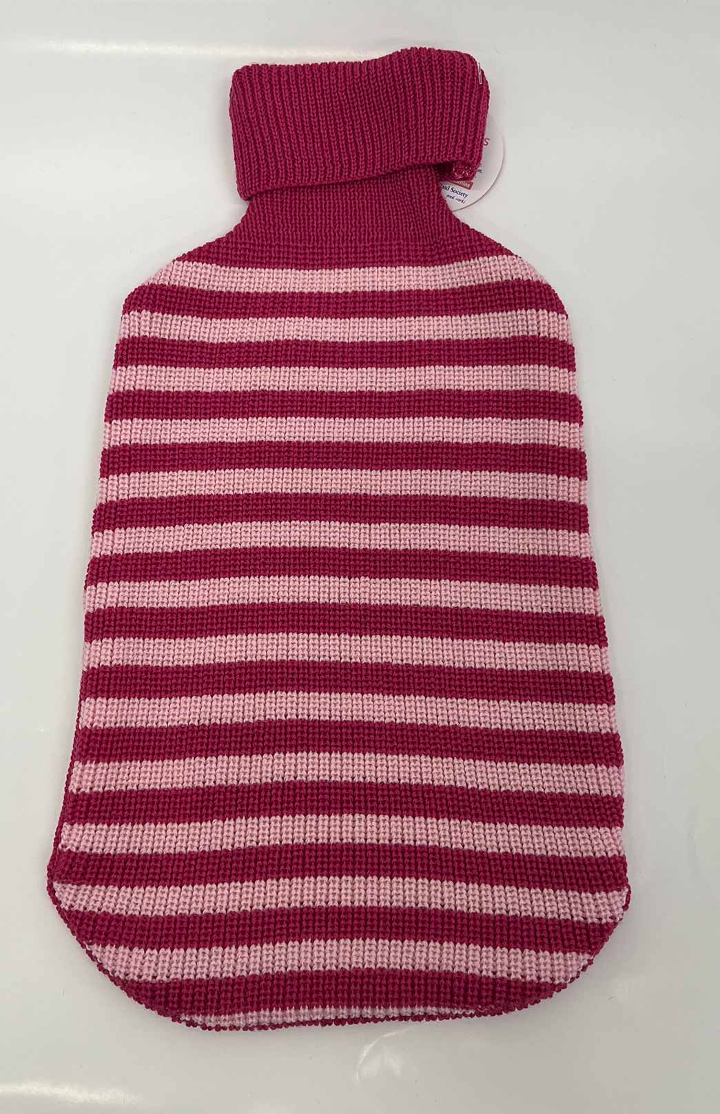 Fuchsia & Carnation Handmade Australian Merino Wool Hot Water Bottle Cover