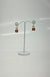 Pink Square & Garnet  Sophie Catherine Jewellery Earrings
