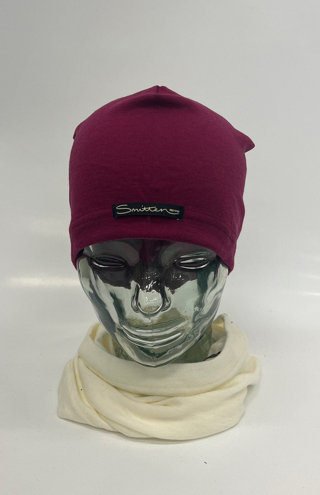 Rhoda Magenta Unisex Merino Wool Loose Fit Mid-weight Beanie