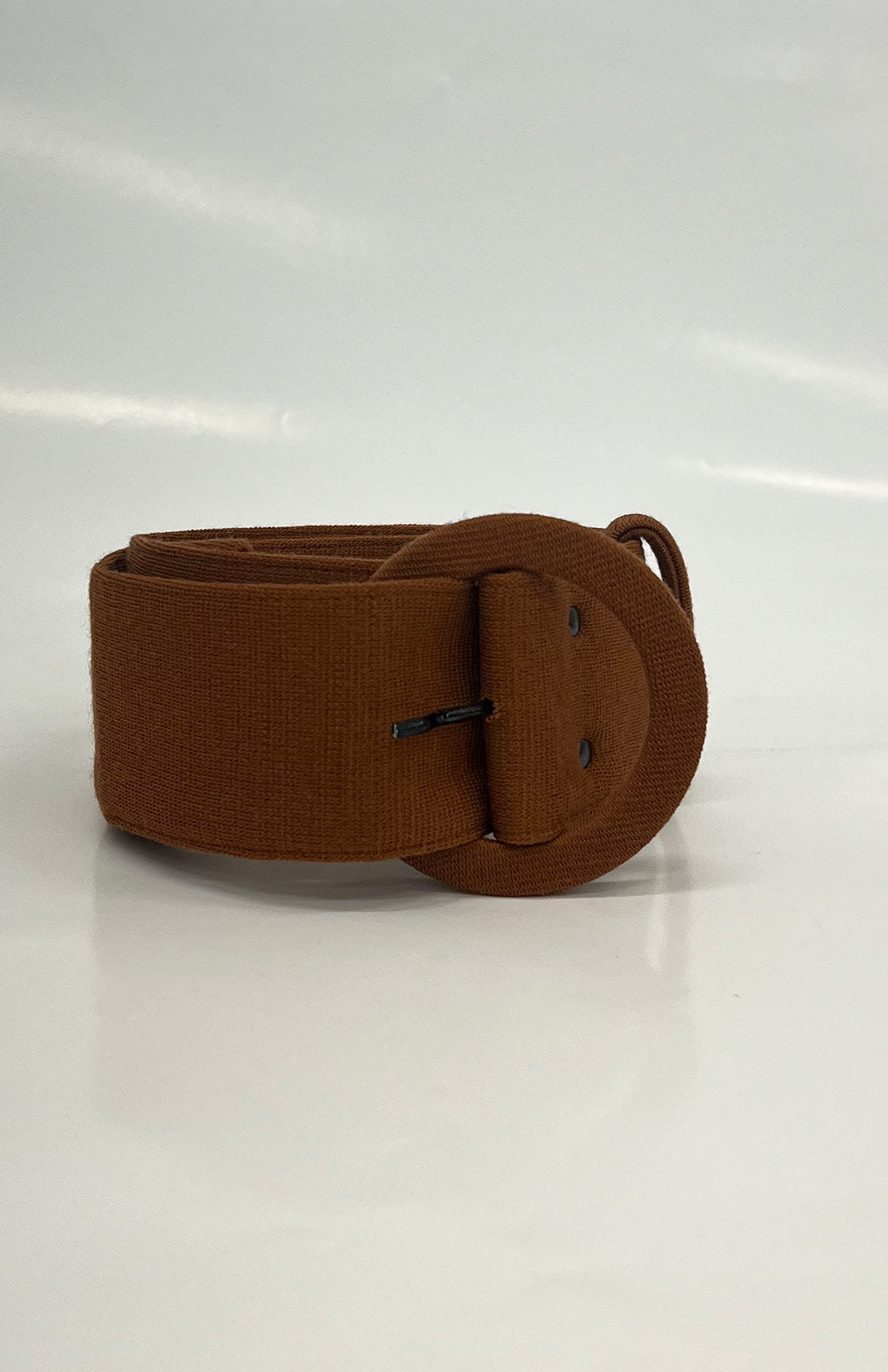 Cinnamon Merino Wool Belt with buckle