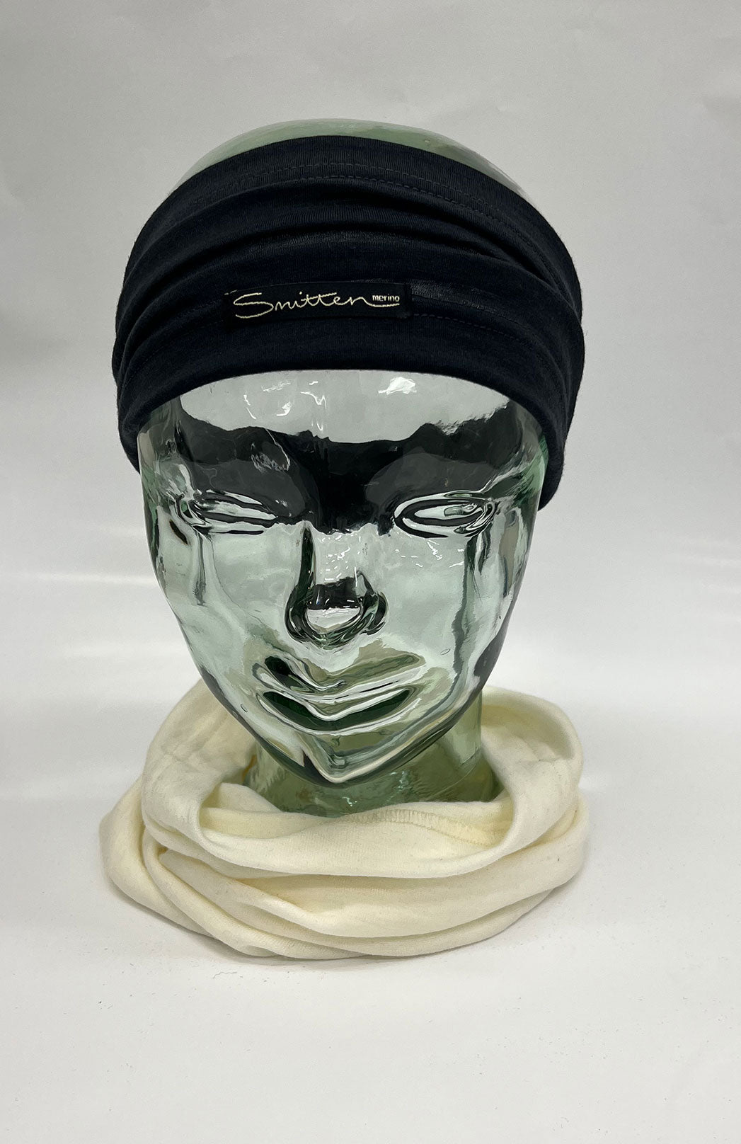 Steel Grey Unisex Merino Wool Thermal Headband