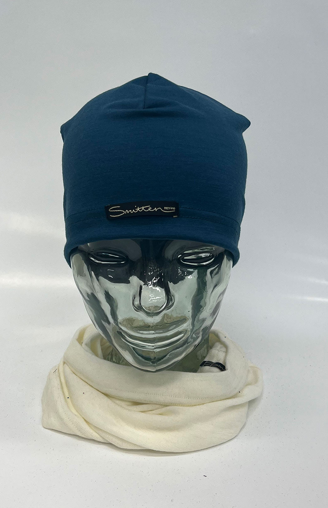 Storm Teal Unisex Merino Wool Skull Cap Lightweight (170g) Beanie