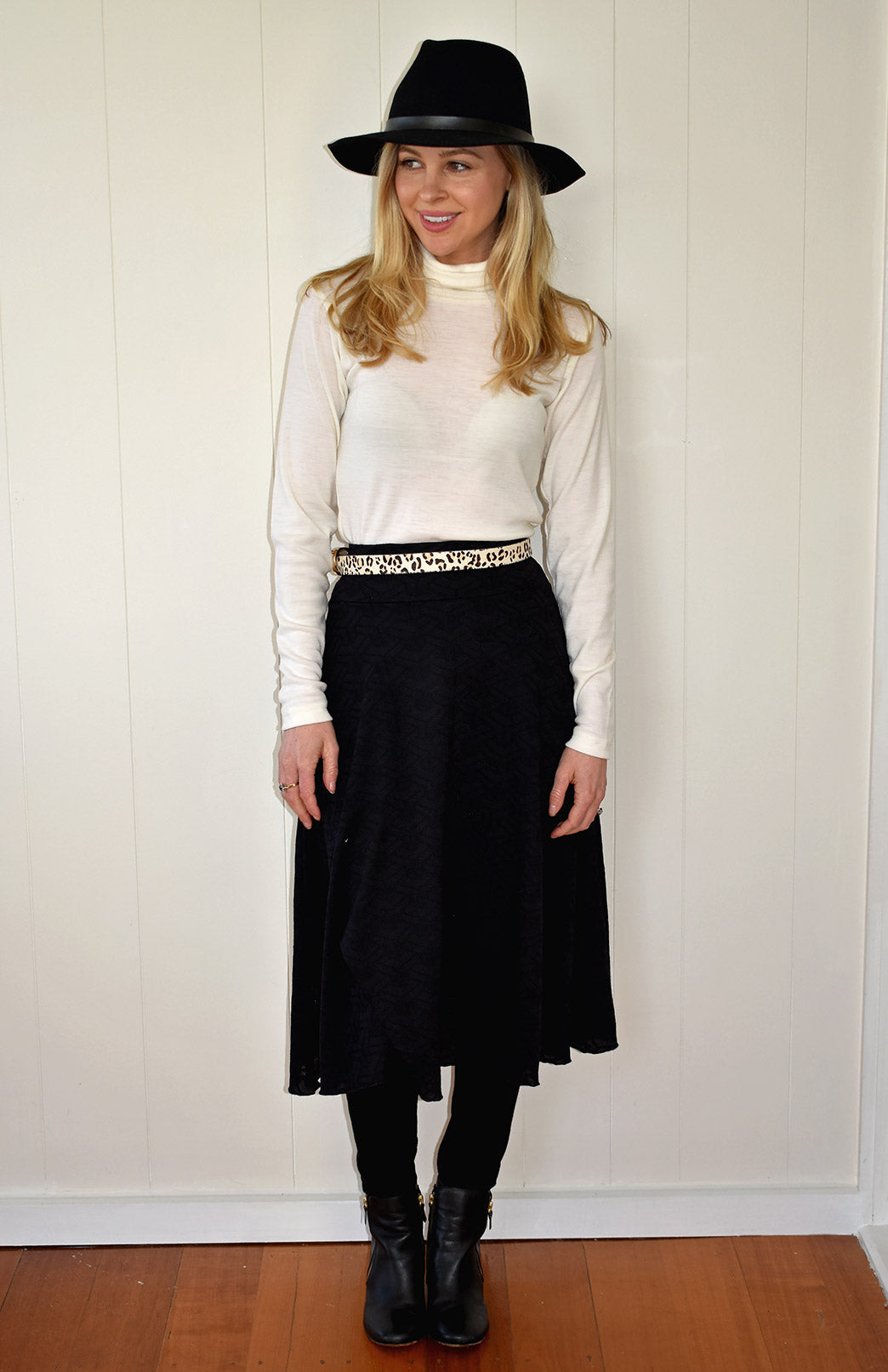 Ivory Women's Merino Wool Long Sleeve Top