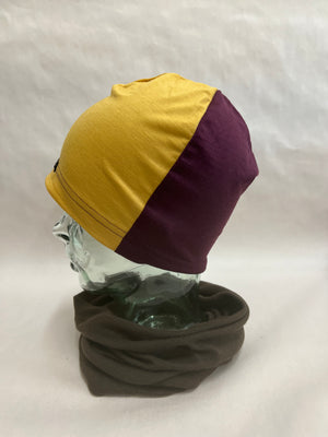Mustard/Aubergine