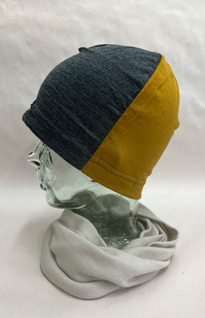 Charcoal/Mustard 