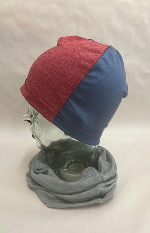 Red Marl/Dove Blue