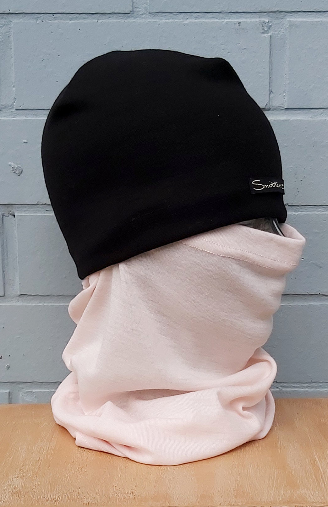 Blossom Pink Unisex Merino Wool Thermal Neck Warmer Neck Gaiter