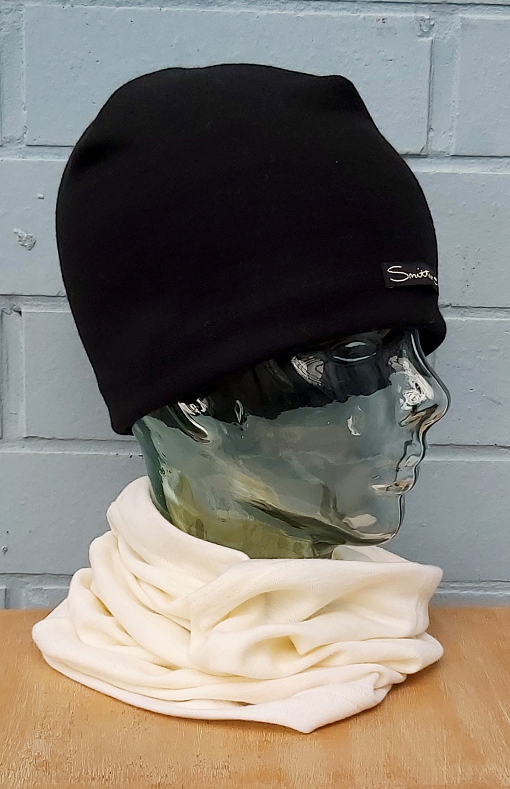 Ivory Unisex Merino Wool Thermal Neck Warmer Neck Gaiter