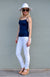 Indigo Blue Women&#39;s Merino Wool Layering and Activewear Camisole Top
