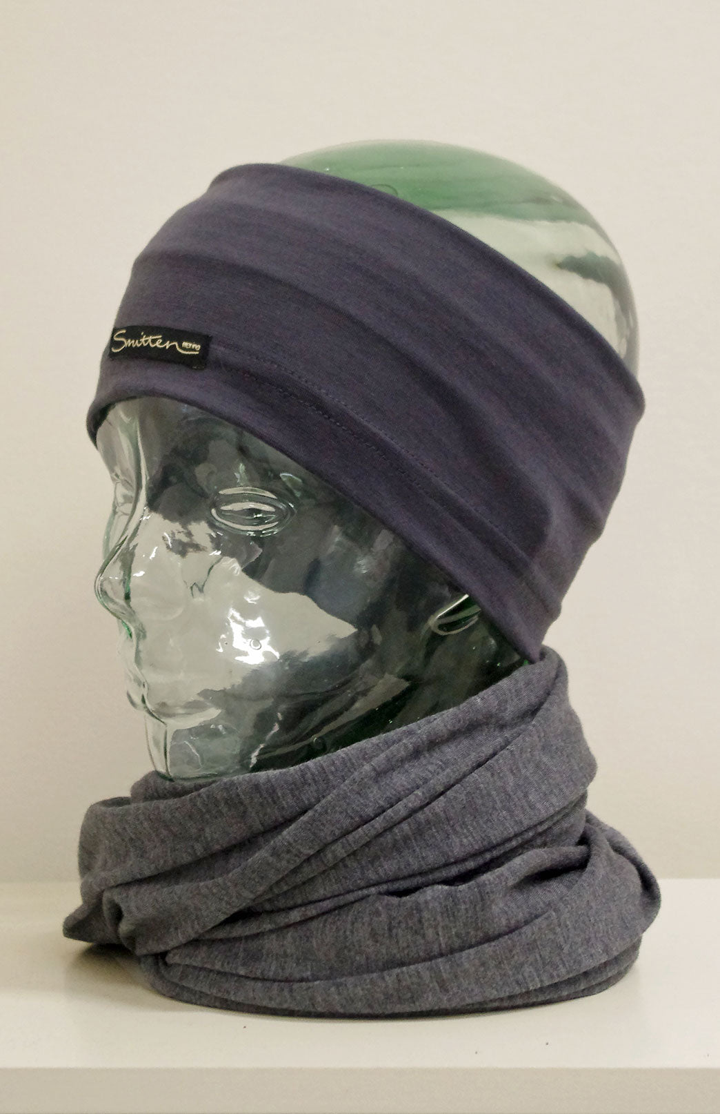 Steel Grey Unisex Merino Wool Thermal Headband