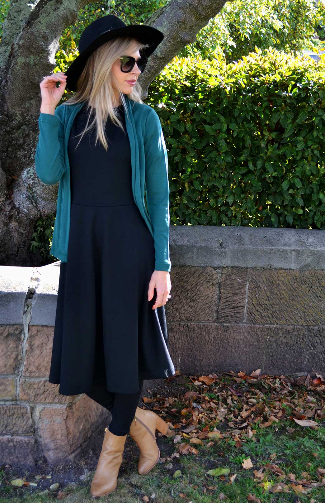 Mini Drape Cardigan Women's Merino Wool Mini Drape Cardigan