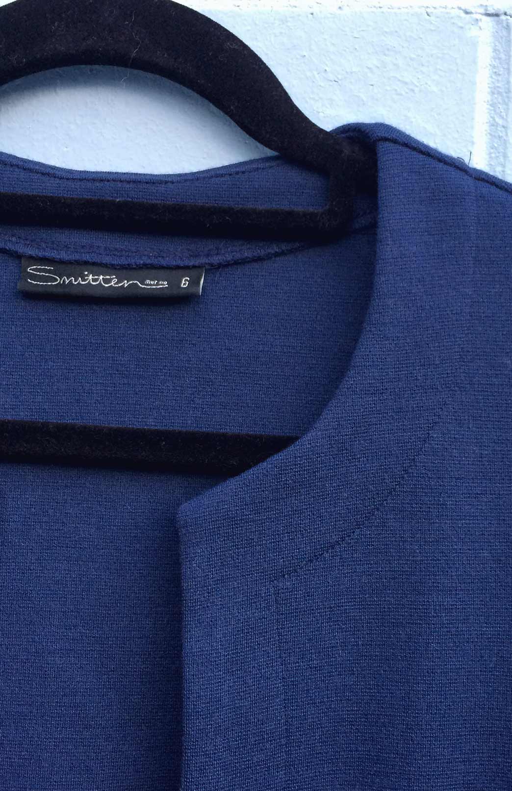 French Navy Blue Women's Merino Wool Heavyweight Paris Jacket