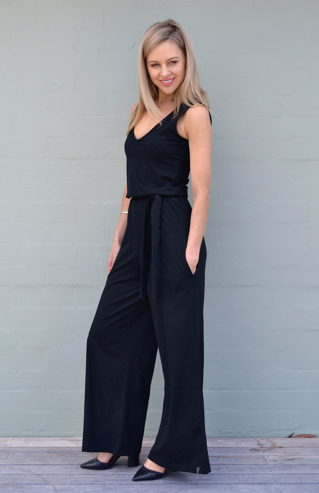 Victoria Jumpsuit Women's Merino Wool Sleeveless Jumpsuit